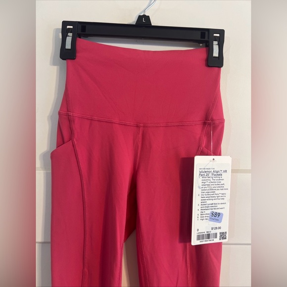 Lululemon Align HR Pants, Size 0, Raspberry Coulis, NWT, 2025 Release 🩷 - Picture 4 of 12